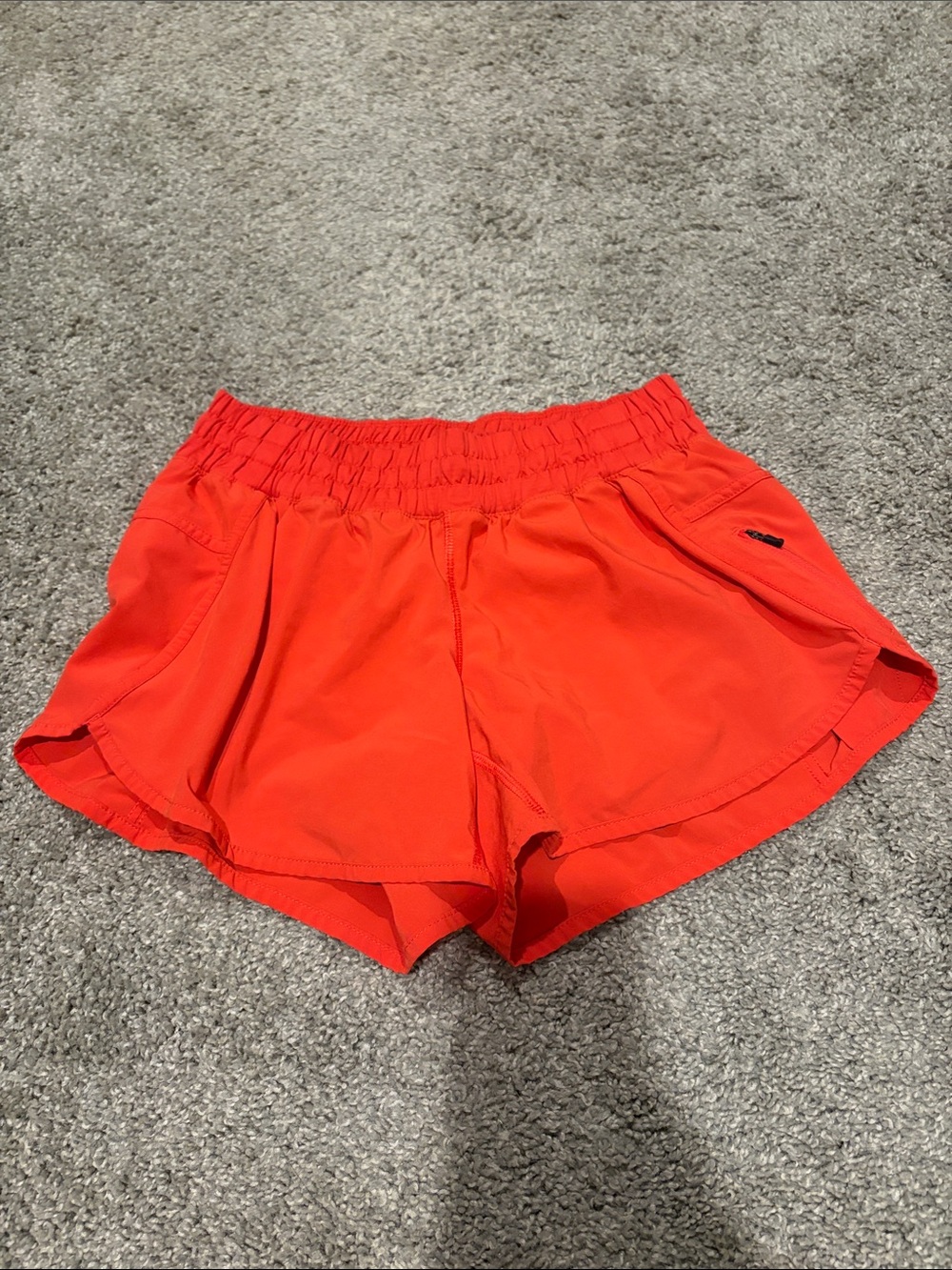 lululemon athletica Women’s Vibrant Orange Athletic Shorts